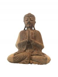 Fiatal Buddha szobor nat&uacute;r (30 cm) (1)
