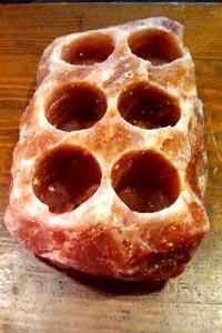 Himalája sómécses rusztikus 6-os