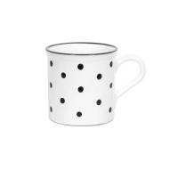 Pöttyös nagy bögre FEHÉR