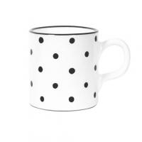 Pöttyös nagyon nagy bögre FEHÉR