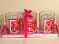 Valentin gyertya (szett 3 db-os)