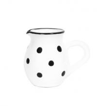 Pöttyös kis tejes kancsó FEHÉR