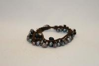 Karkötő igazgyöngy (sötétszürke)