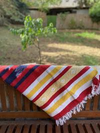 Mexikói Gyerekpléd Piros-sárga