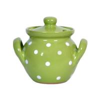 Pöttyös méztartó bödön VILÁGOSZÖLD