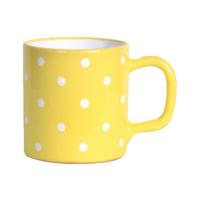 Pöttyös nagyon nagy bögre SÁRGA