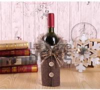 Borosüveg dekoráció (barna)