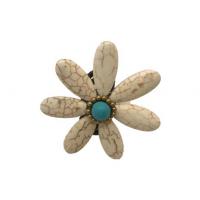 Gyűrű VIRÁG nagy (fehér)