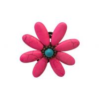 Gyűrű VIRÁG nagy (pink)