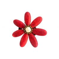 Gyűrű VIRÁG nagy (piros)