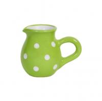 Pöttyös kis tejes kancsó VILÁGOSZÖLD